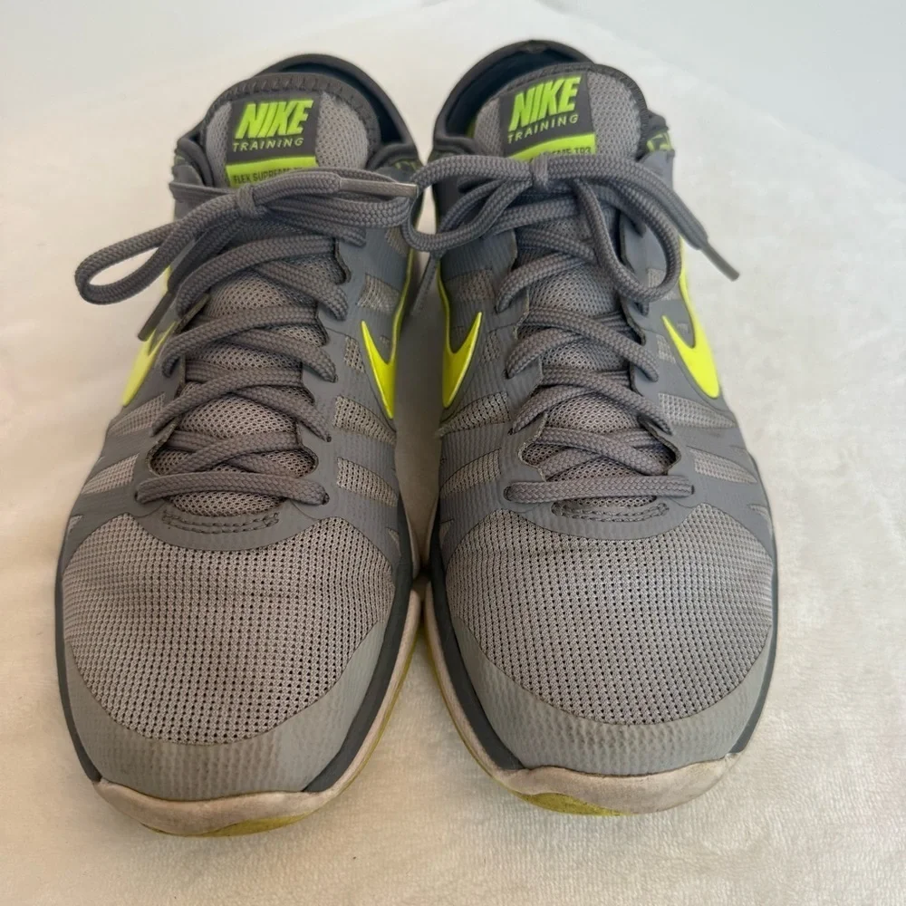 Nike Gray with Neon Yellow Accents Sneakers